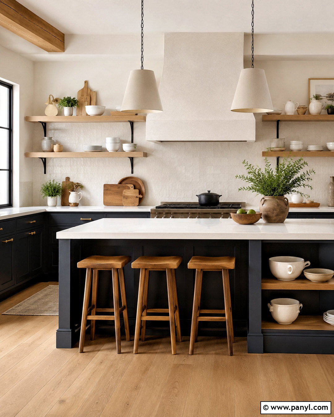 Blue Gray Kitchen Cabinets With Wood Shelves - 20 blue gray kitchen cabinets