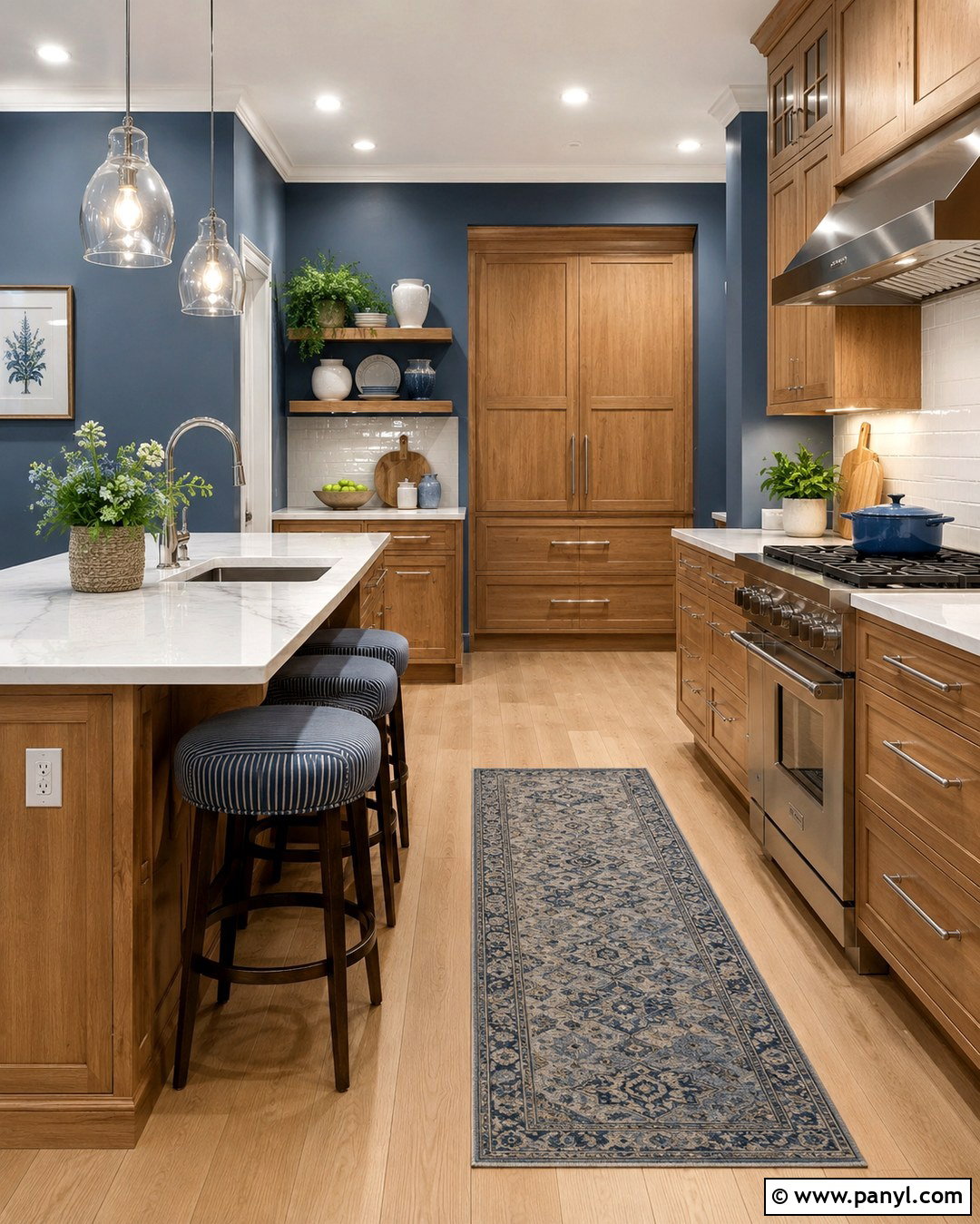 20 Kitchen Wall Color With Oak Cabinets: Warm and Modern Ideas