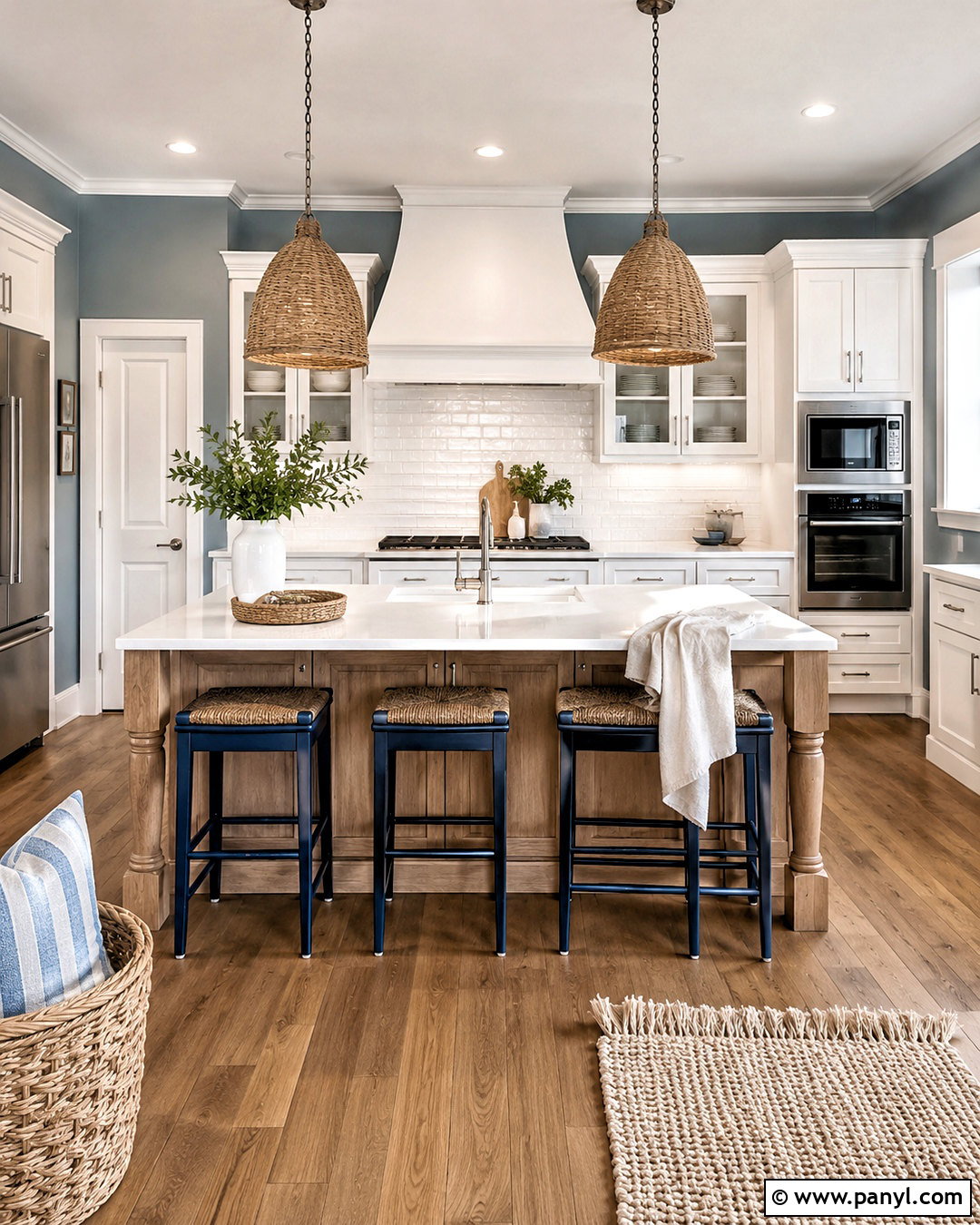 Blue Gray Kitchen Walls - 40 kitchen colors for walls
