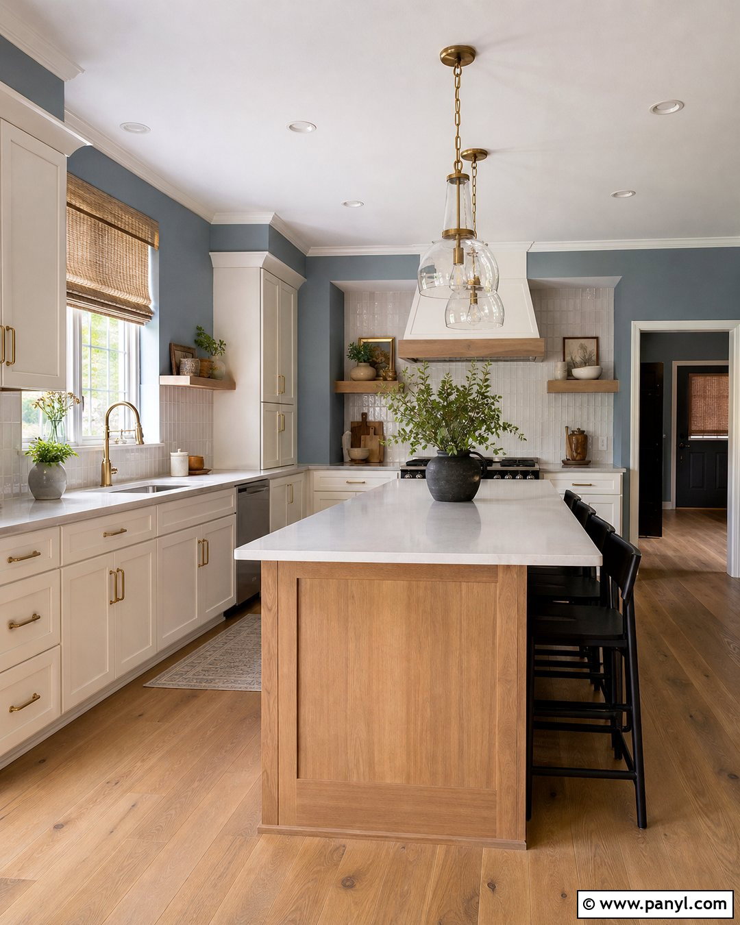 Blue Gray Kitchen Walls - 50 blue walls