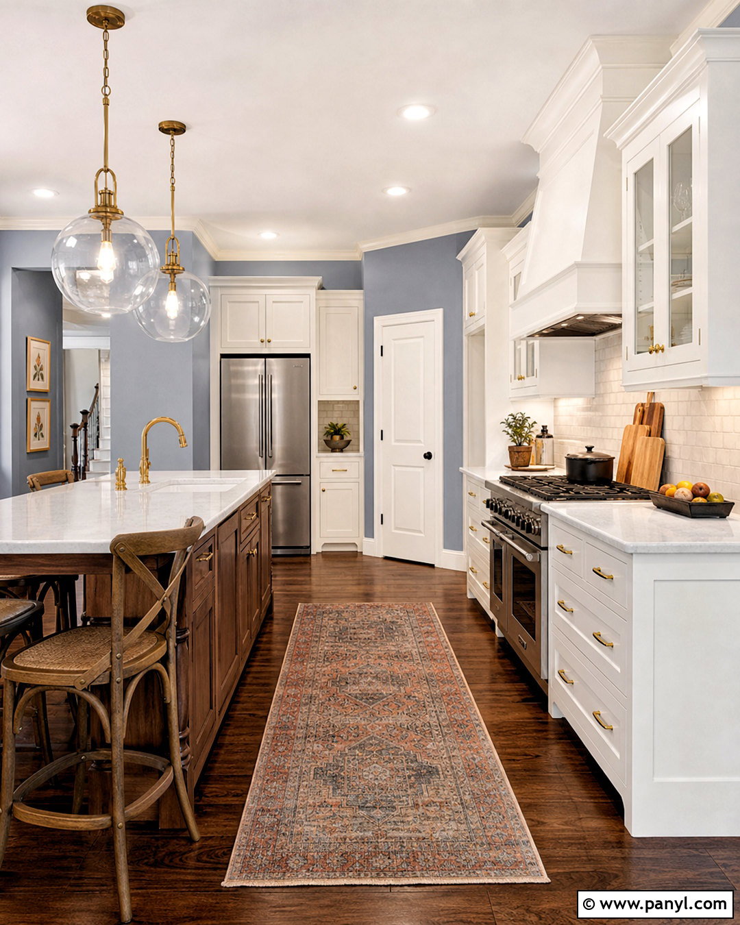Blue Gray Kitchen Walls - 20 room ideas paint walls