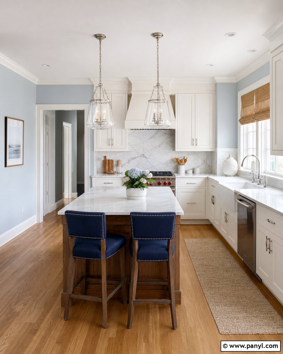 Blue Gray Kitchen Walls - 20 Neutral Paint Colors For Kitchen Walls