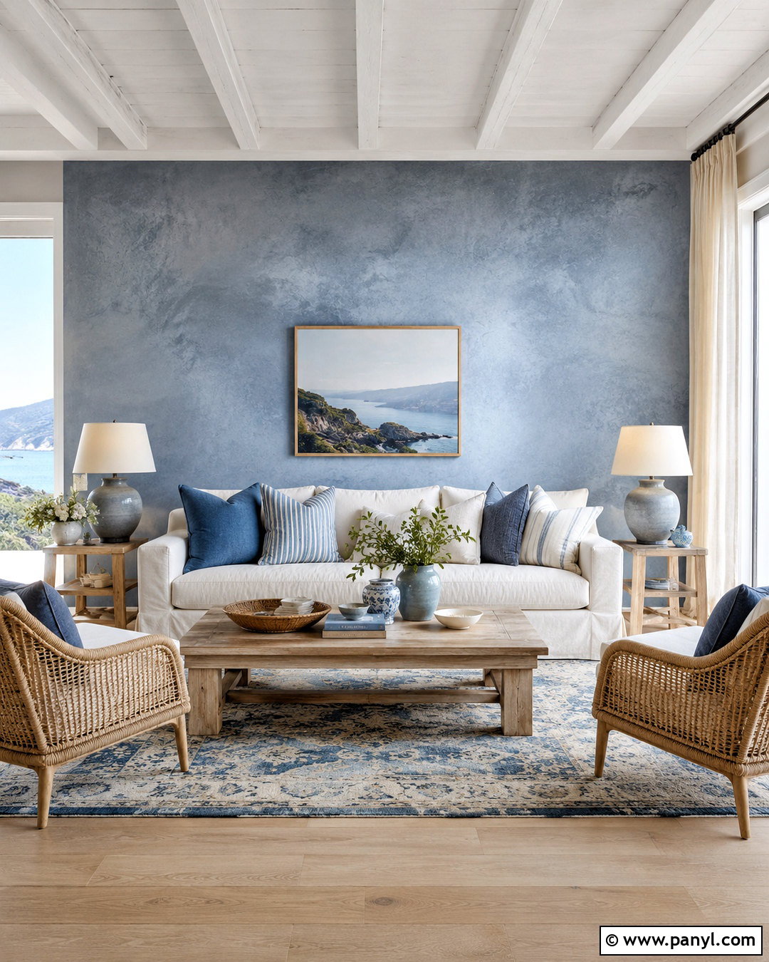 Blue Gray Limewash Wall Texture - 35 wall color texture ideas
