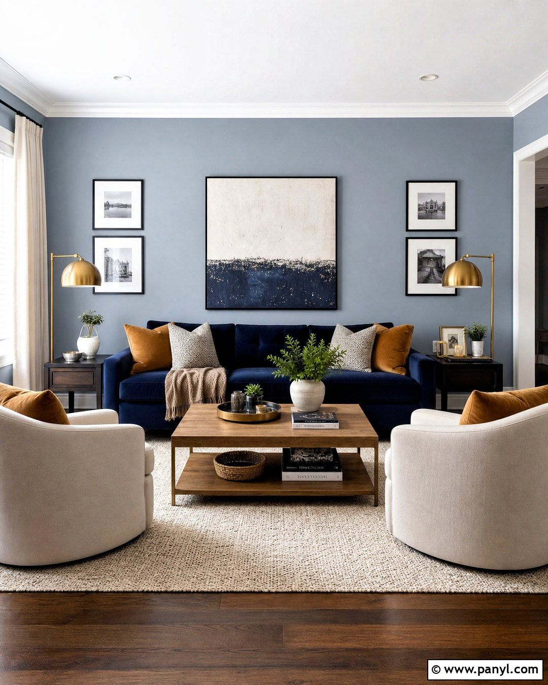 Blue Gray Living Room Paint - 20 best paint colors for living room ideas