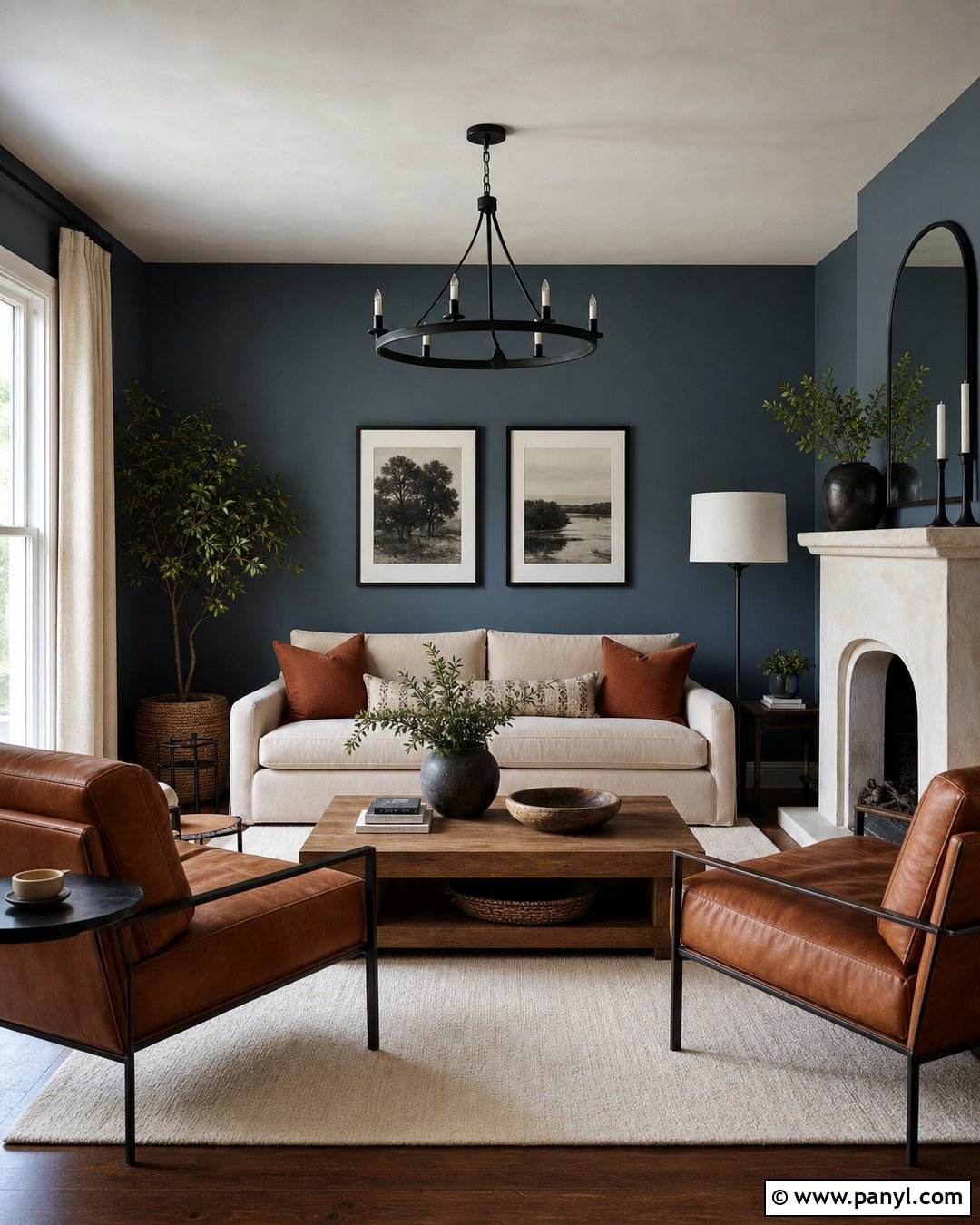 Blue Gray Living Room Walls - 20 Calming Blue Wall Color Ideas