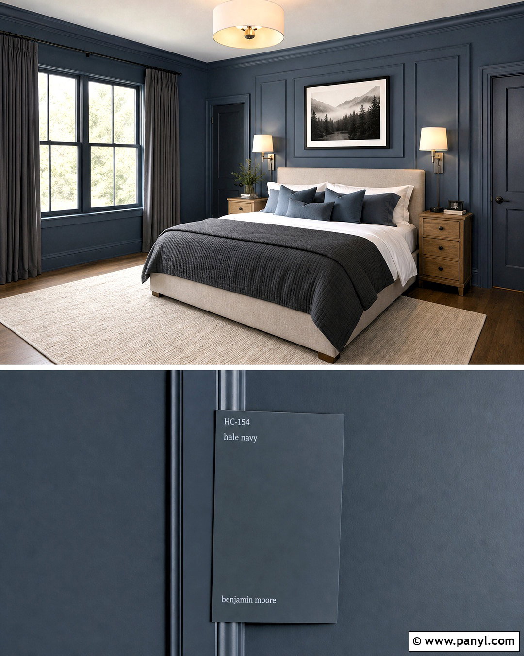 Blue Gray Paint - 20 dark room paint colors
