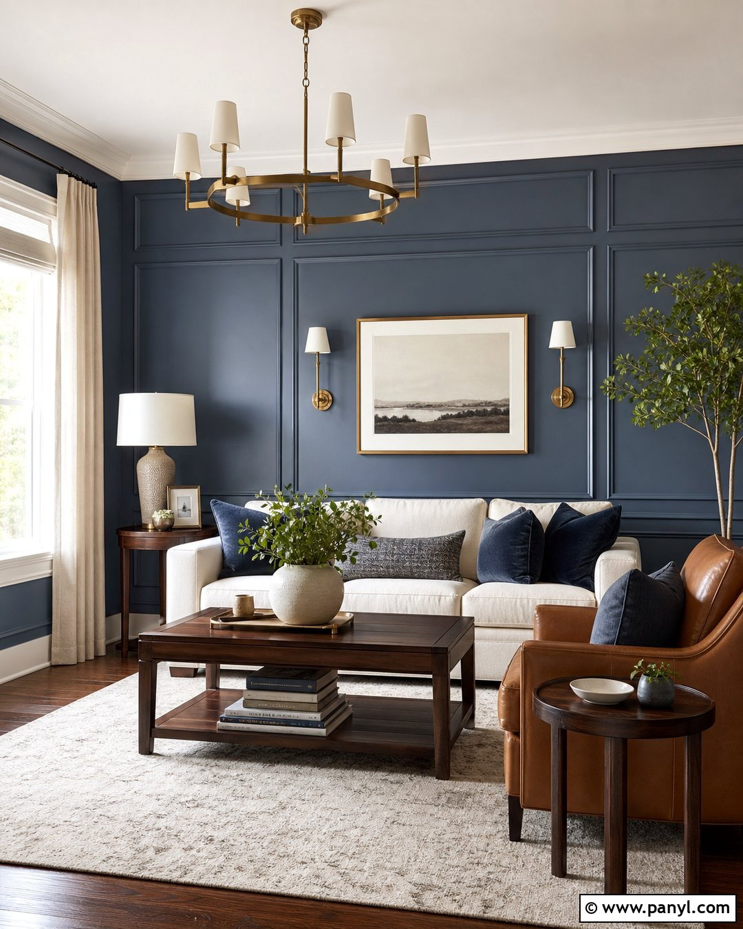 Blue Gray Paneled Walls - 30 blue gray walls