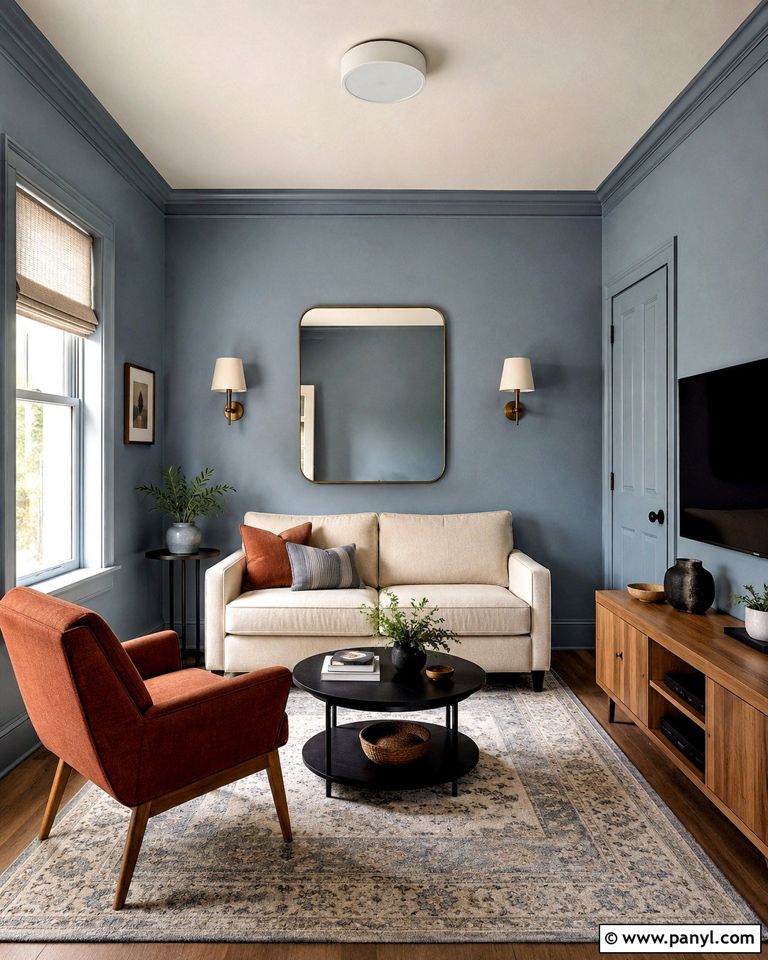Blue Gray Small Living Room Paint - 20 living room paint design ideas