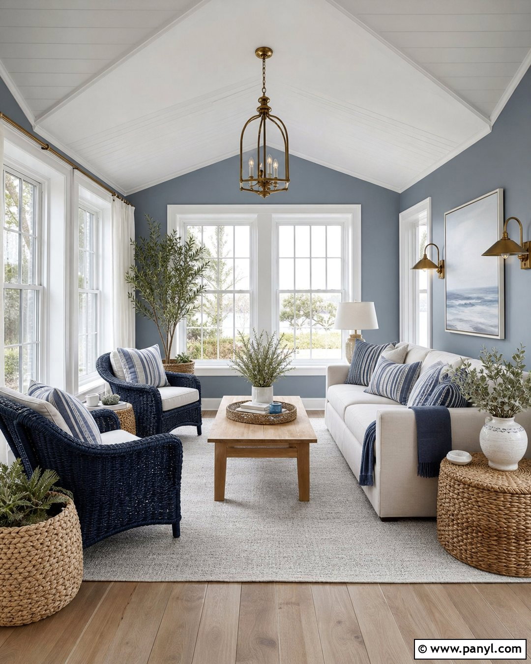 Blue Gray Sunroom Walls - 30 sunroom wall colors