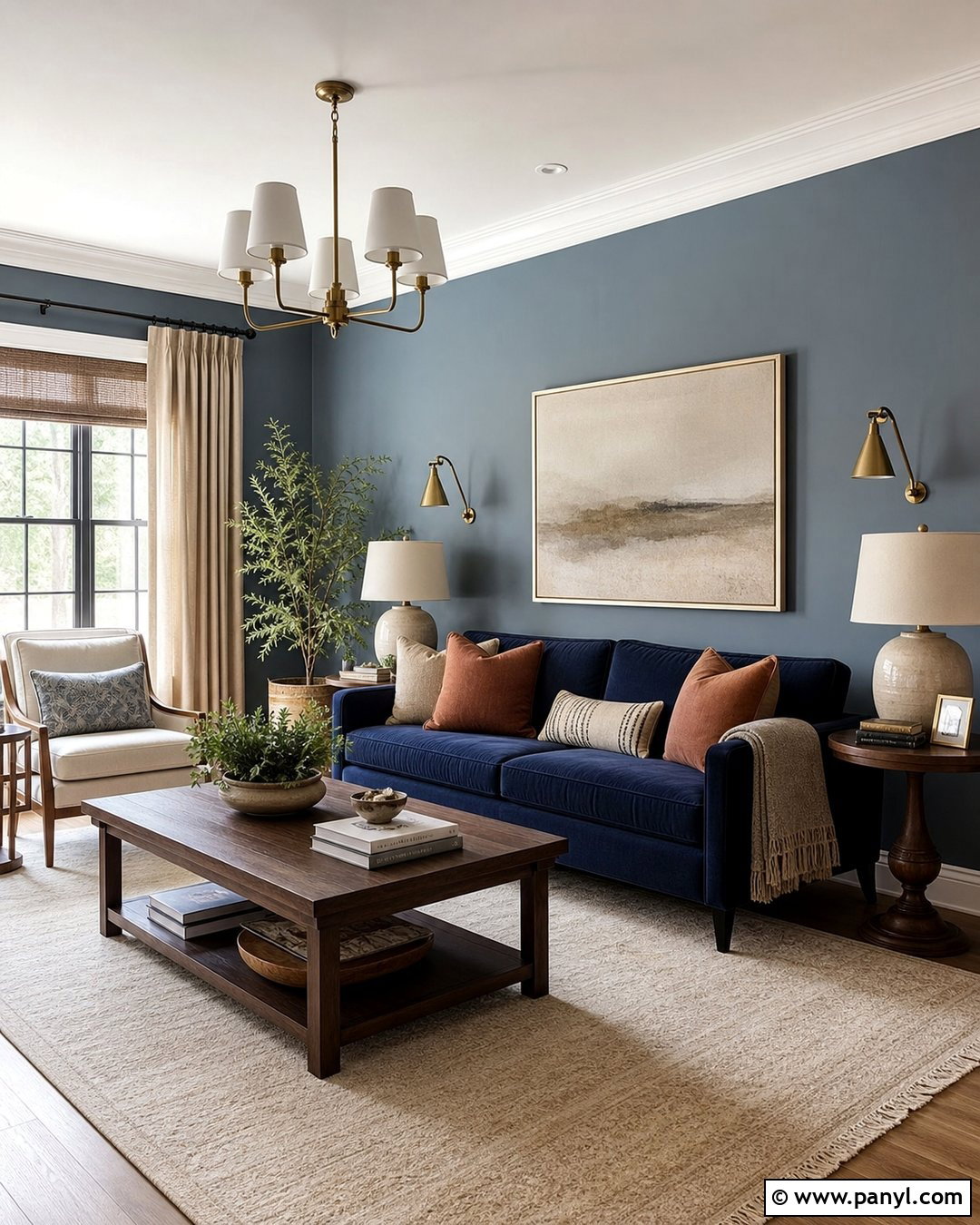 Blue Gray Wall Color - 20 Best Wall Color For Blue Couch Ideas