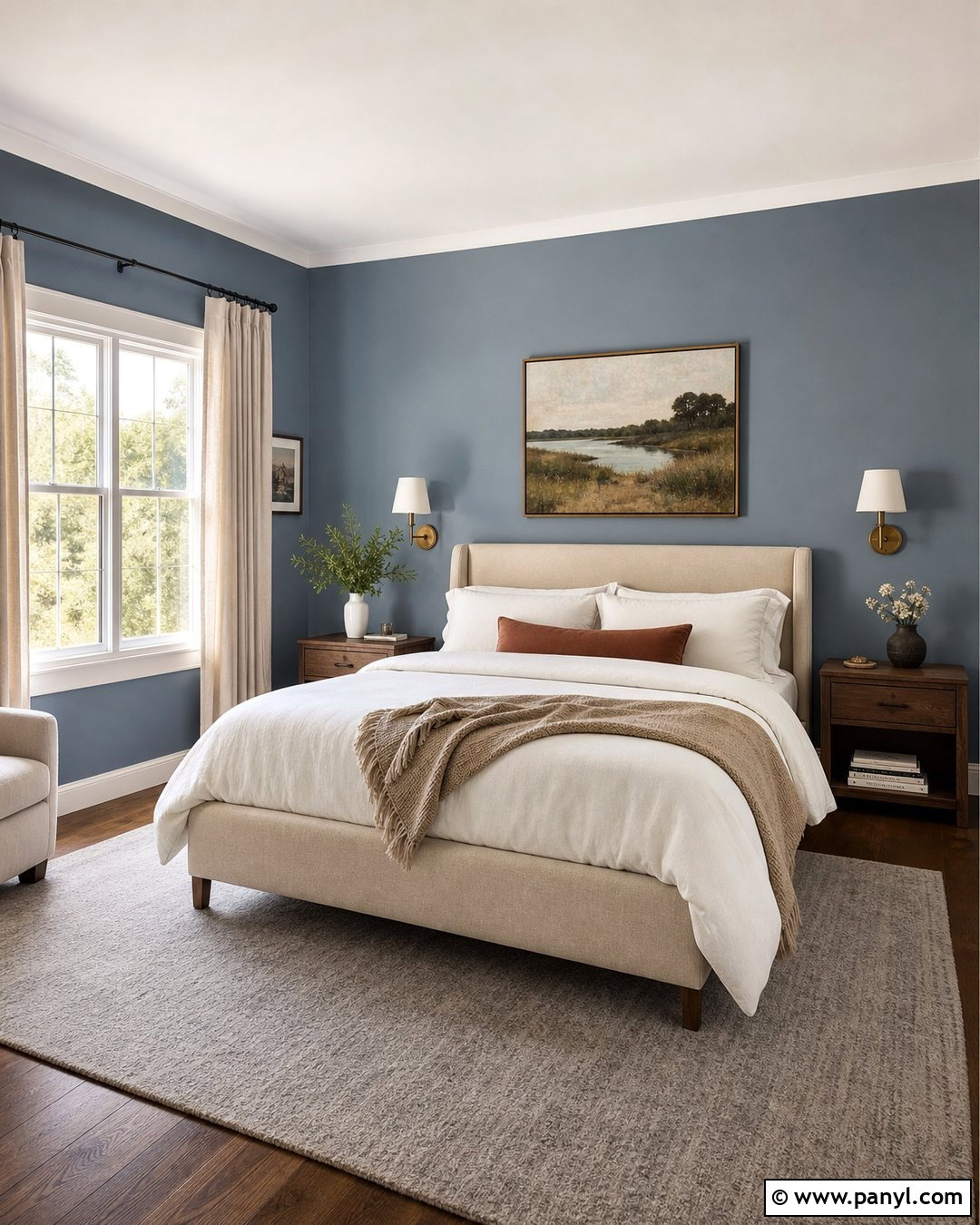 Blue Gray Wall Color - 35 Cozy Wall Colors