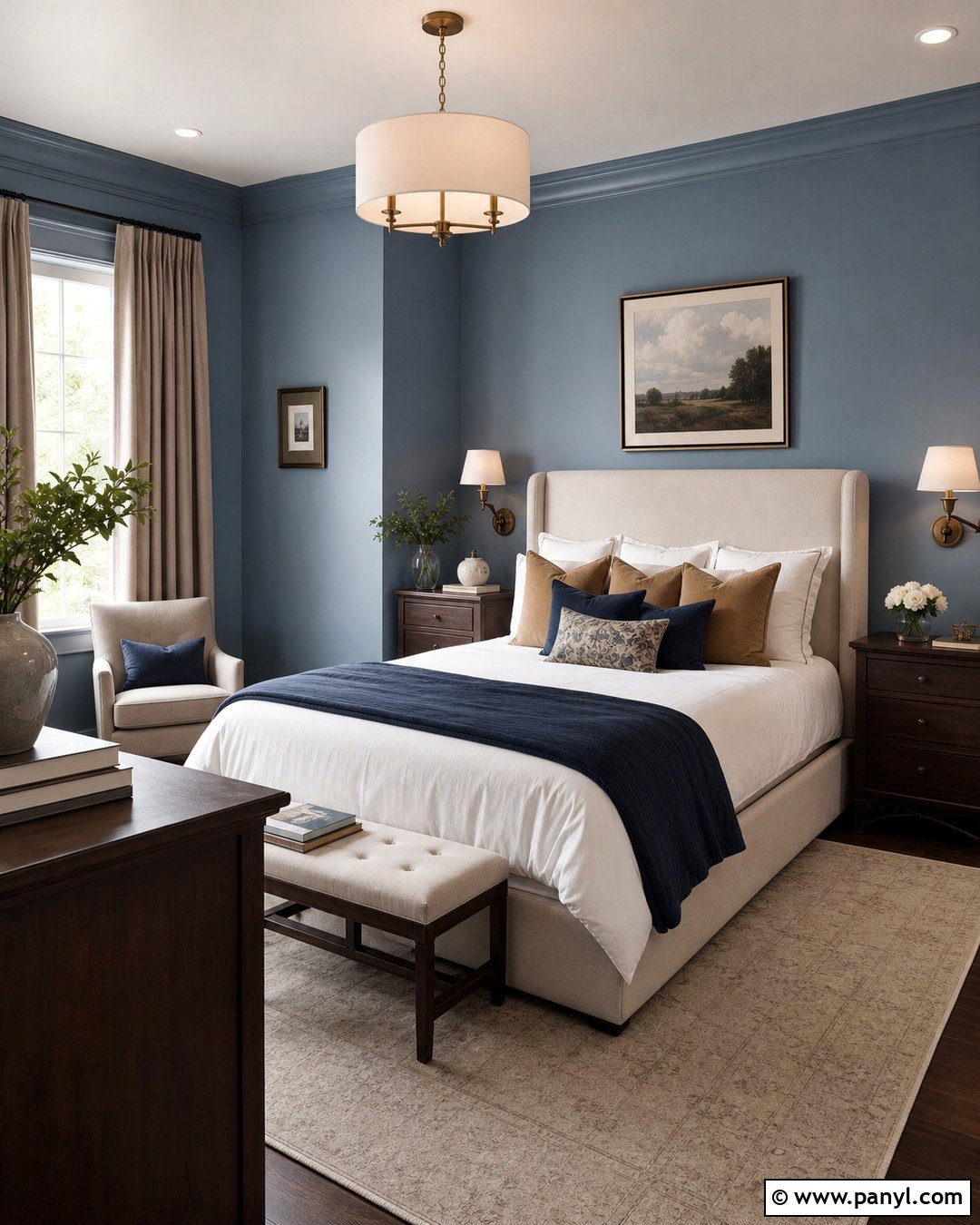 Blue Gray Wall Color - 35 home wall color ideas