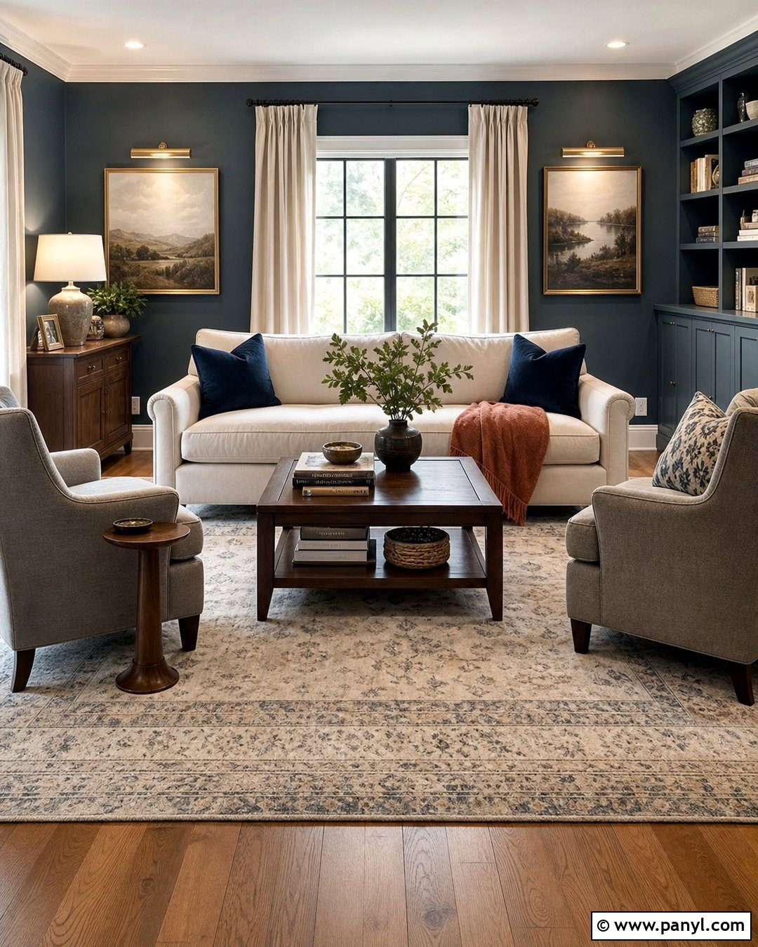 Blue Gray Walls - 35 light wall colors