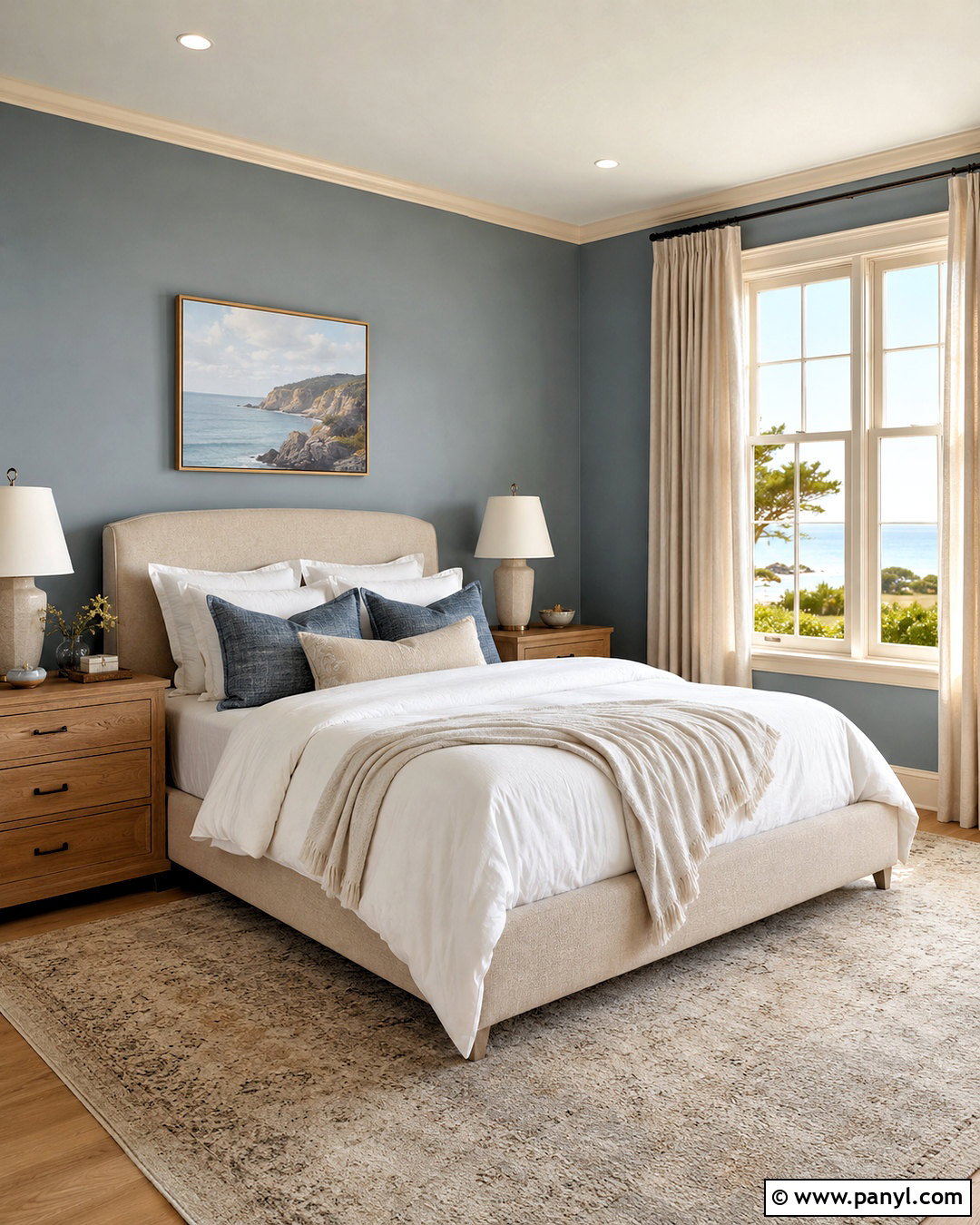 Blue Gray Walls With Cream Trim - 20 Wall Colors With Cream Trim Ideas