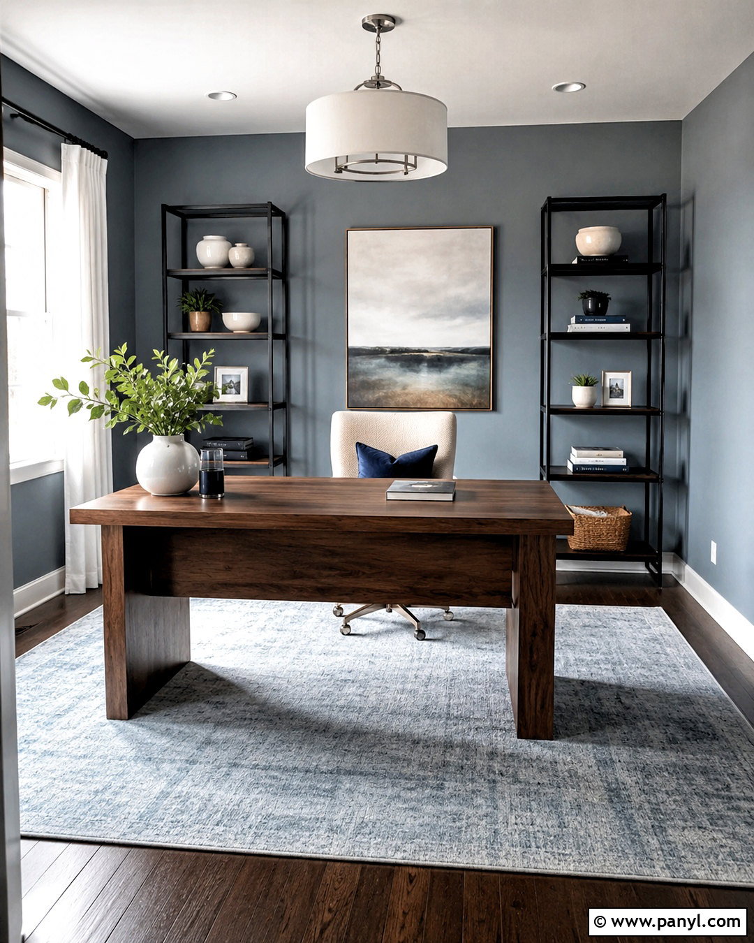 Blue Gray Walls With Dark Wood Floors - 20 What Color Walls Go With Dark Wood Floors