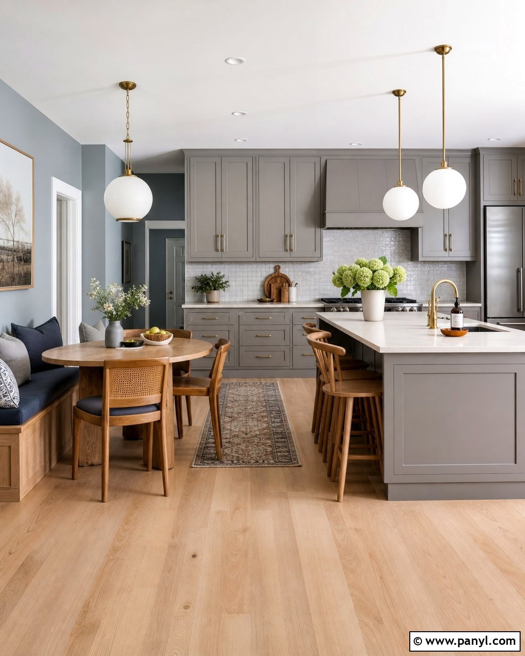 Blue Gray Walls With Gray Cabinets - 30 Wall Color For Grey Cabinets
