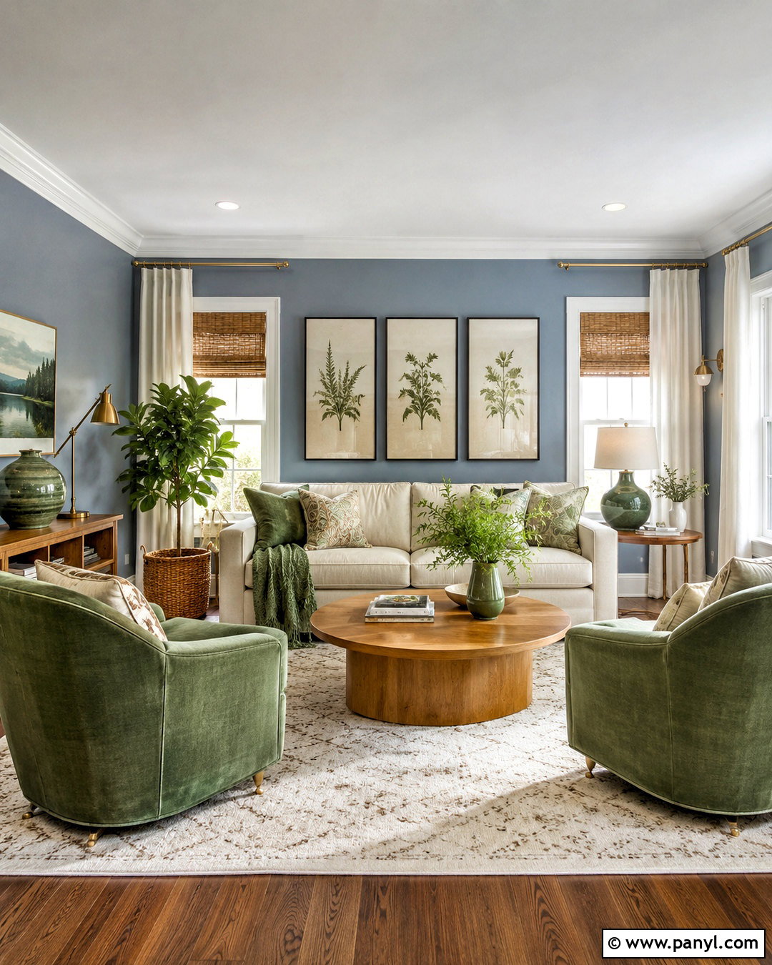 20 Blue Gray Living Room Walls for a Calm, Modern Style