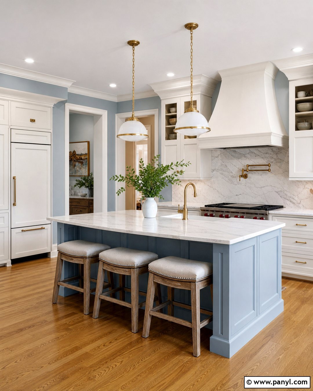 Blue Gray Walls With White Cabinets - 20 Light Blue Walls White Cabinets