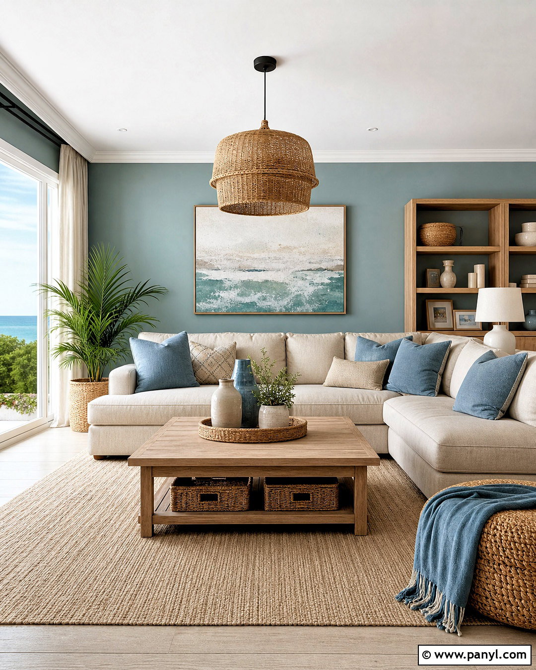Blue Green And Sandy Beige - 20 green color palette ideas