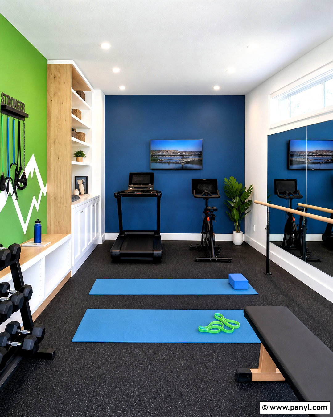 Blue Green And White Gym Color Scheme - 20 gym color scheme ideas