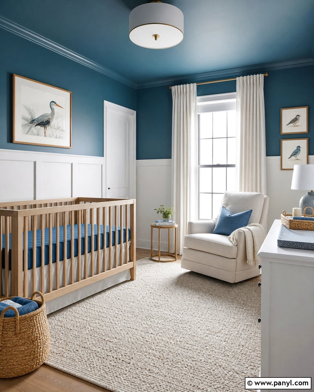 Blue Green And White Nursery Walls - 25 Two Tone Nursery Walls