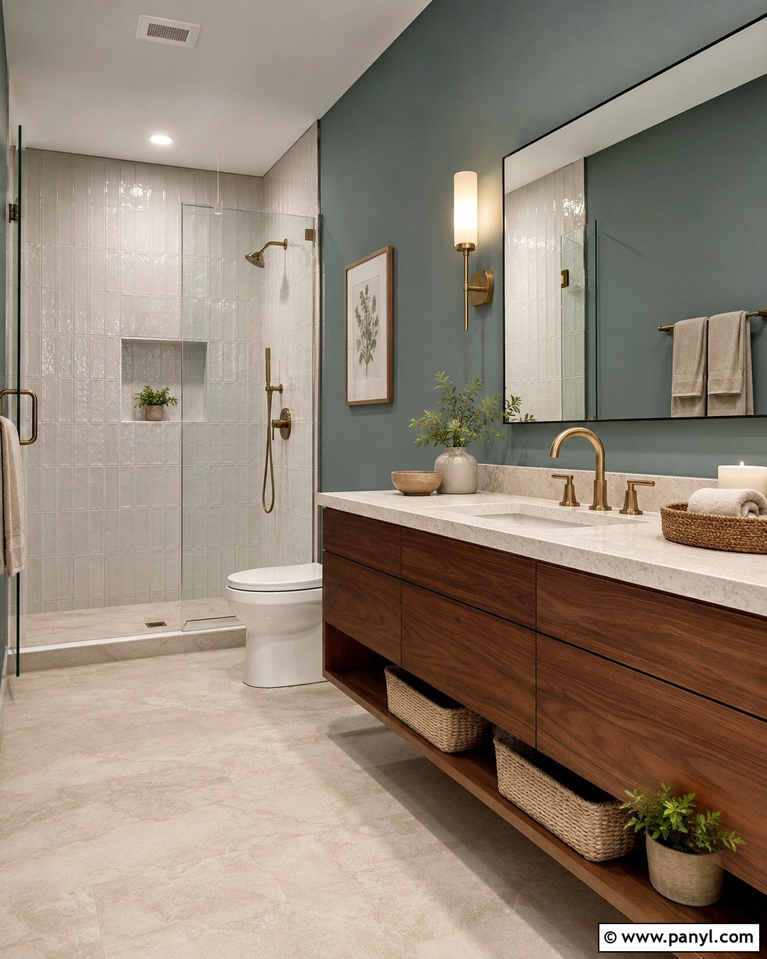 Blue Green Bathroom Walls - 20 Blue For Bathroom Walls