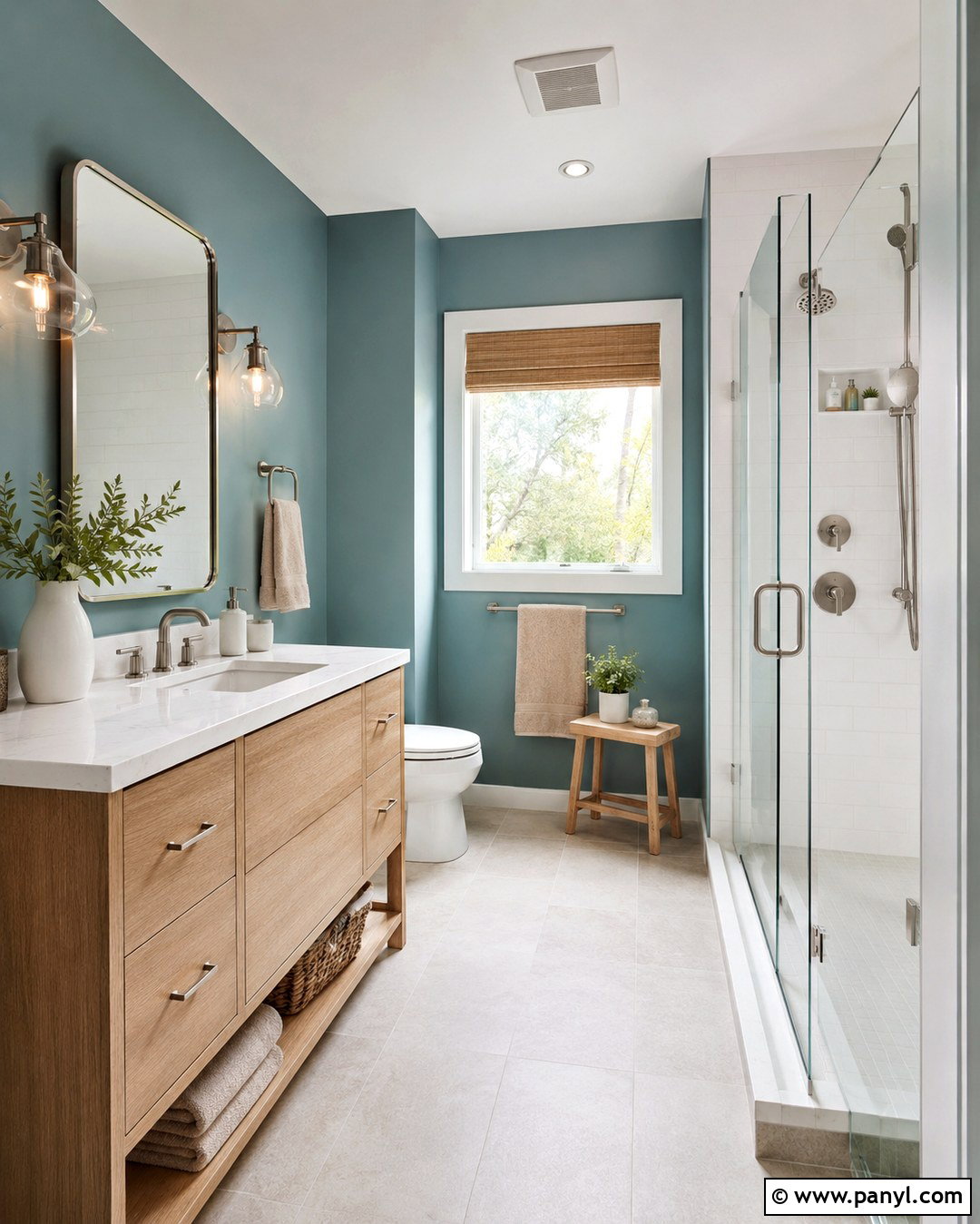 Blue Green Bathroom Walls - 20 Best Green For Bathroom Walls