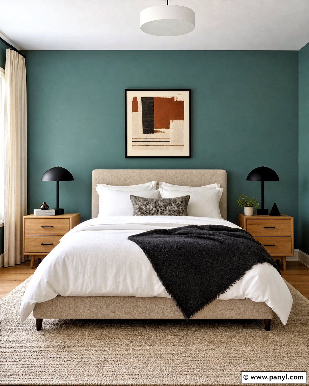 Blue Green Bedroom - 20 green wall color ideas