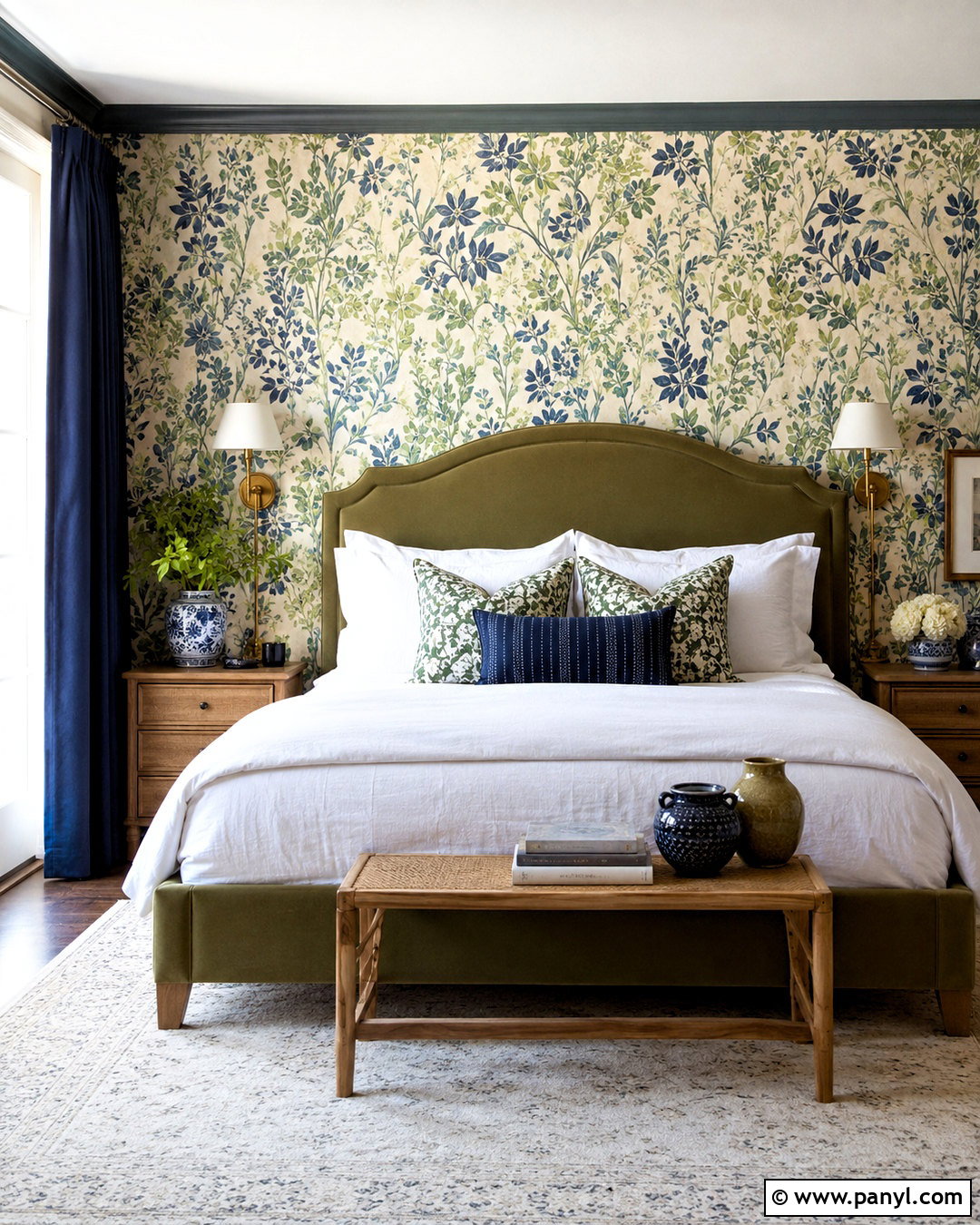 Blue Green Bedroom Wallpaper - 20 blue green bedroom ideas