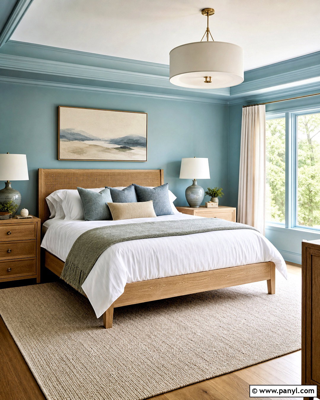 Blue Green Guest Bedroom - 20 green room colors