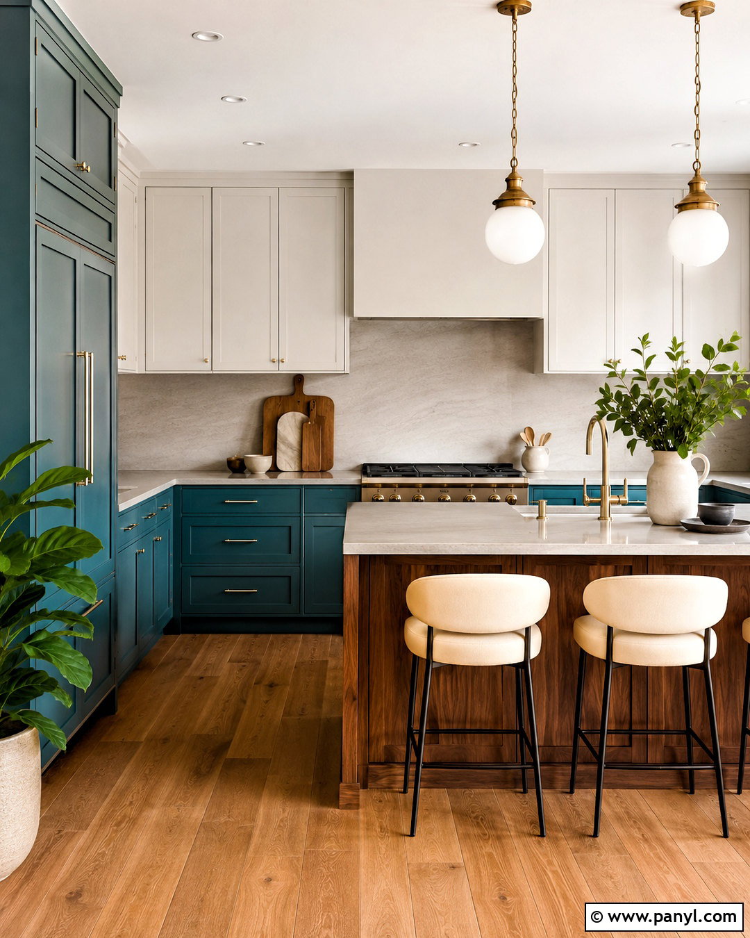 Blue Green Modern Kitchen - 20 modern kitchen design ideas