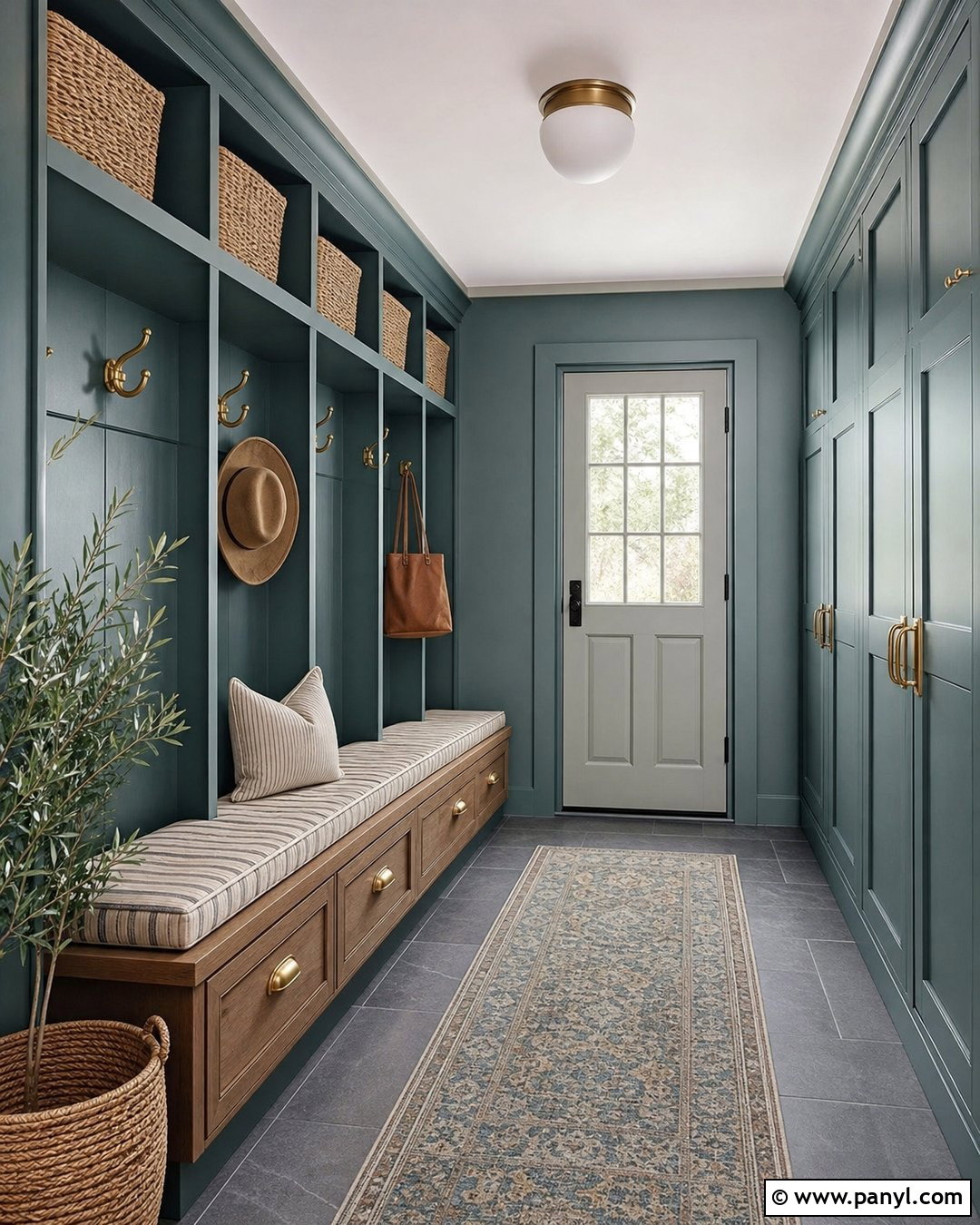 Blue Green Mudroom Walls - 30 blue green walls