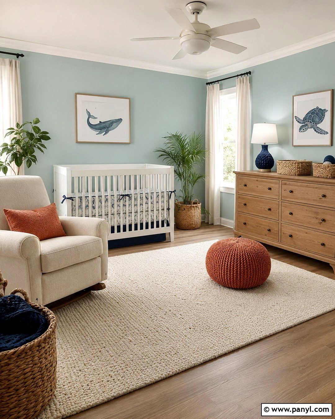 Blue Green Nursery Walls - 20 Boy Nursery Wall Colors