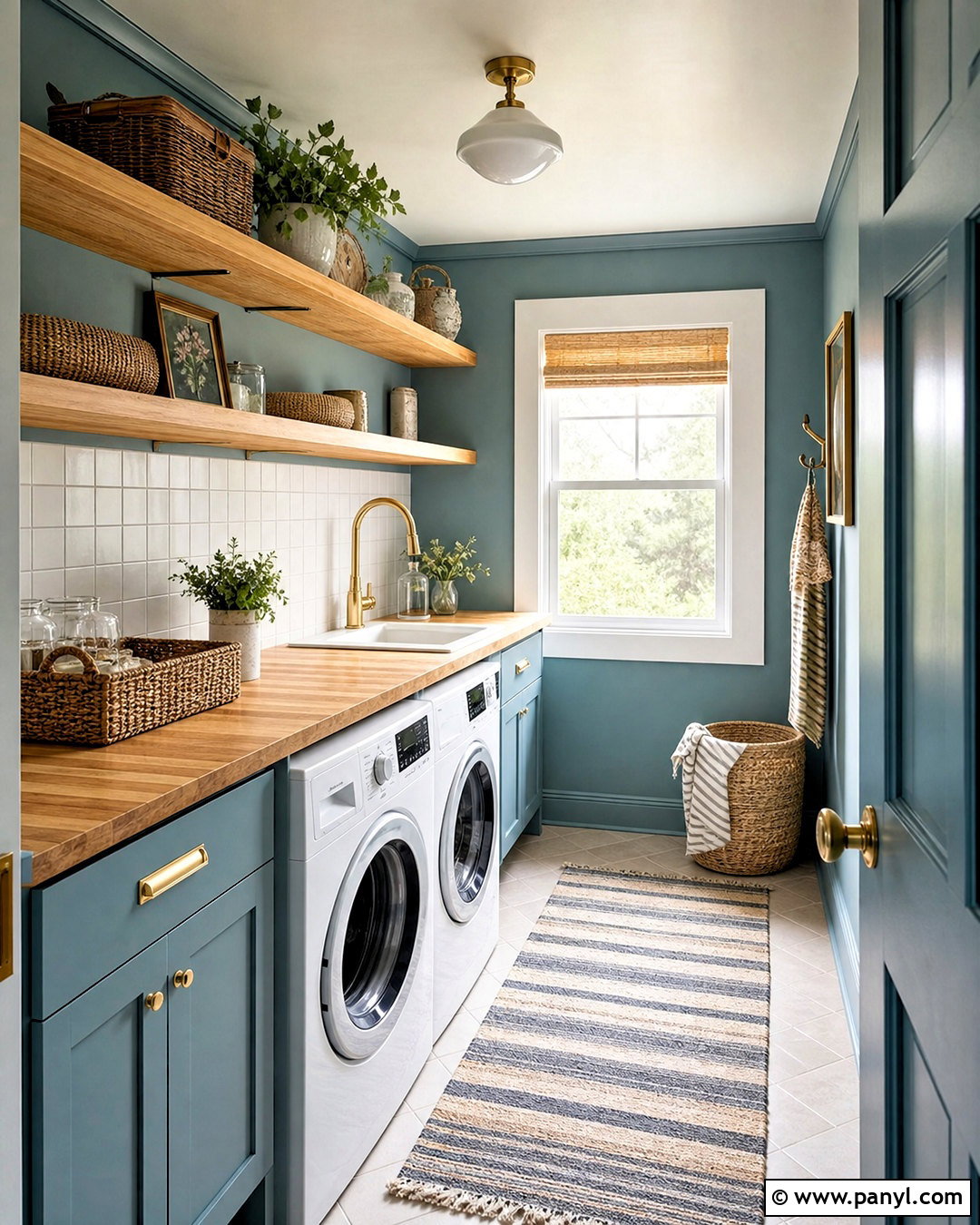 Blue Green Paint Laundry Room - 20 blue interior paint ideas
