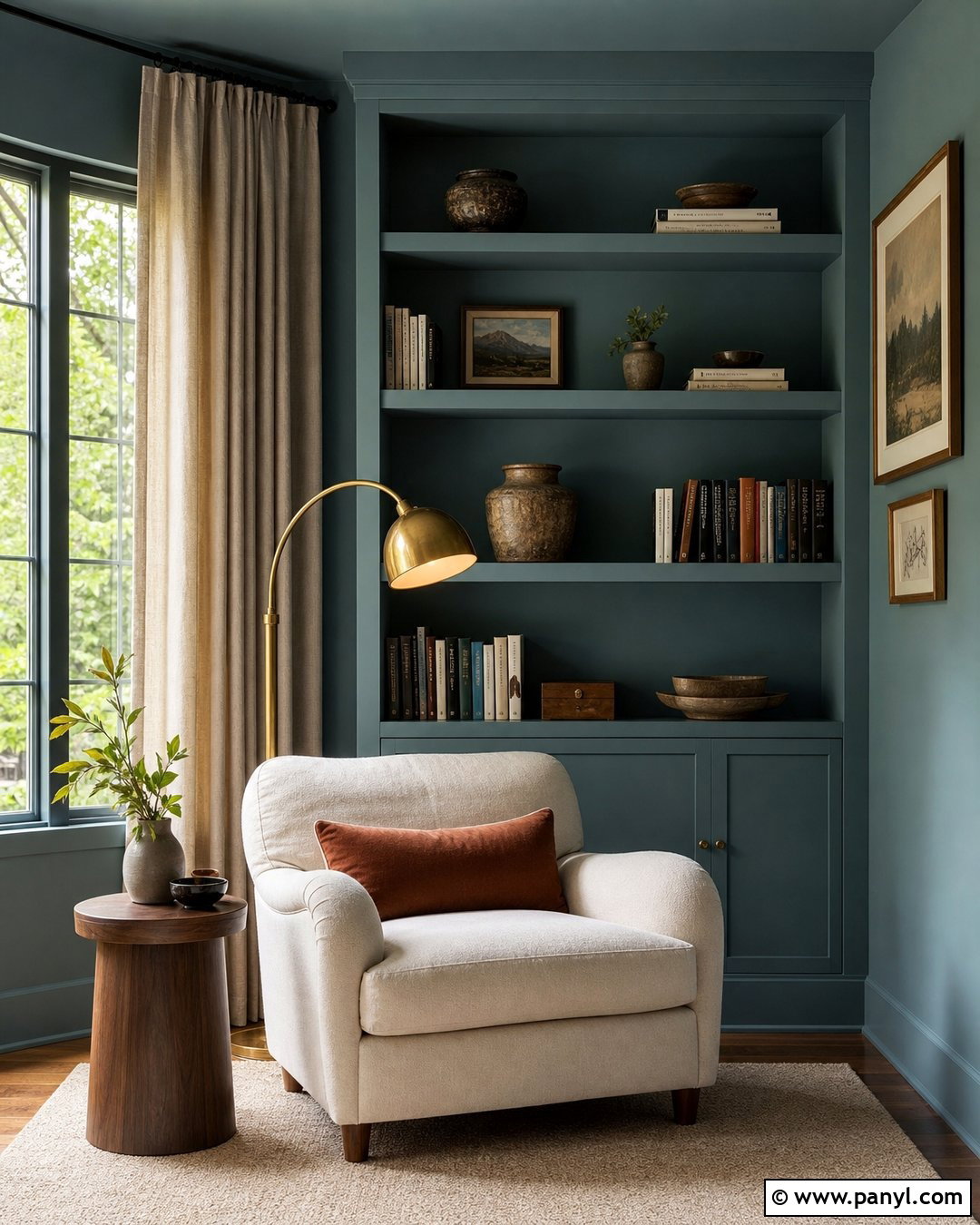 Blue Green Reading Nook Walls - 20 Calming Blue Wall Color Ideas