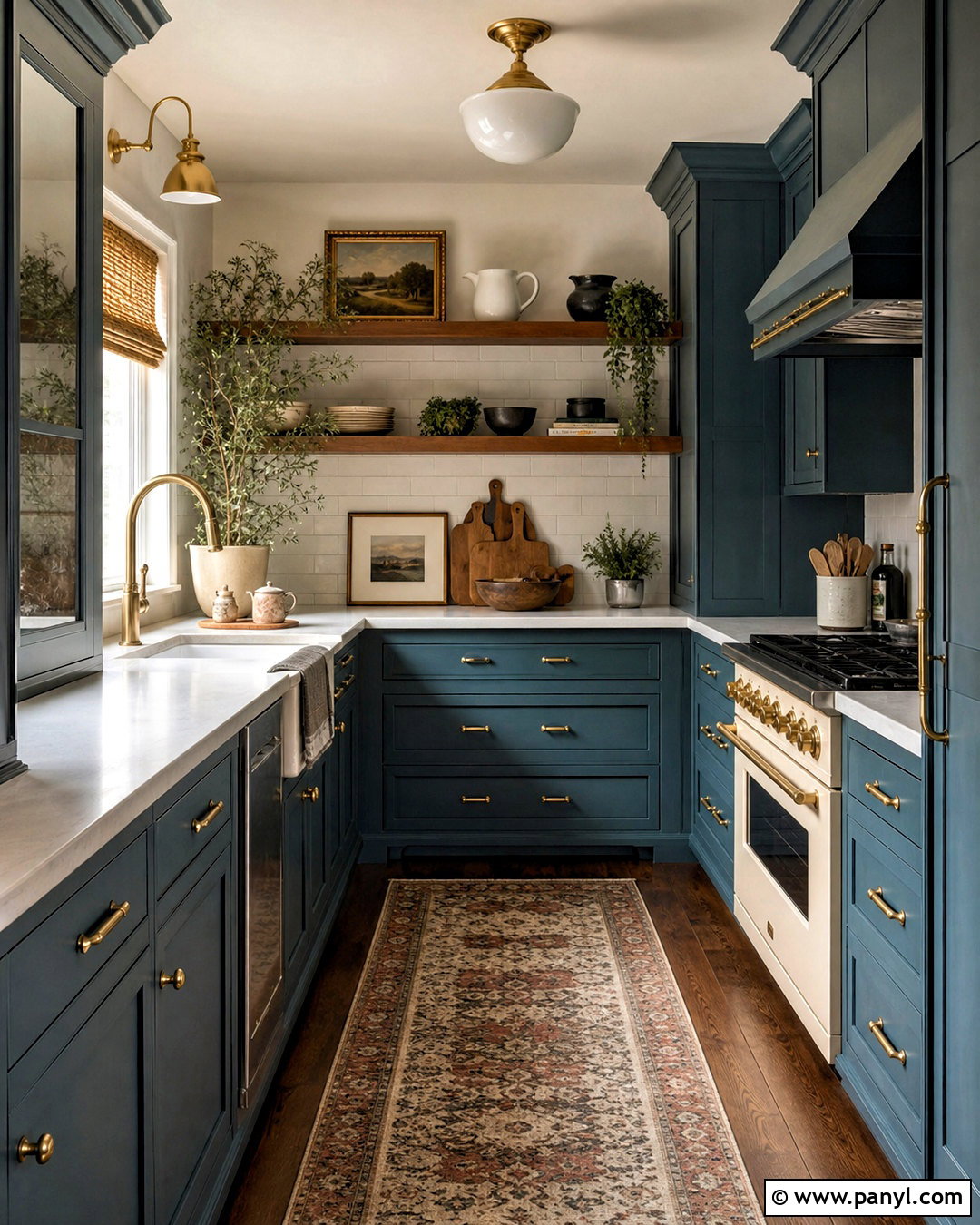 Blue Green Small Kitchen - 20 small blue kitchen ideas