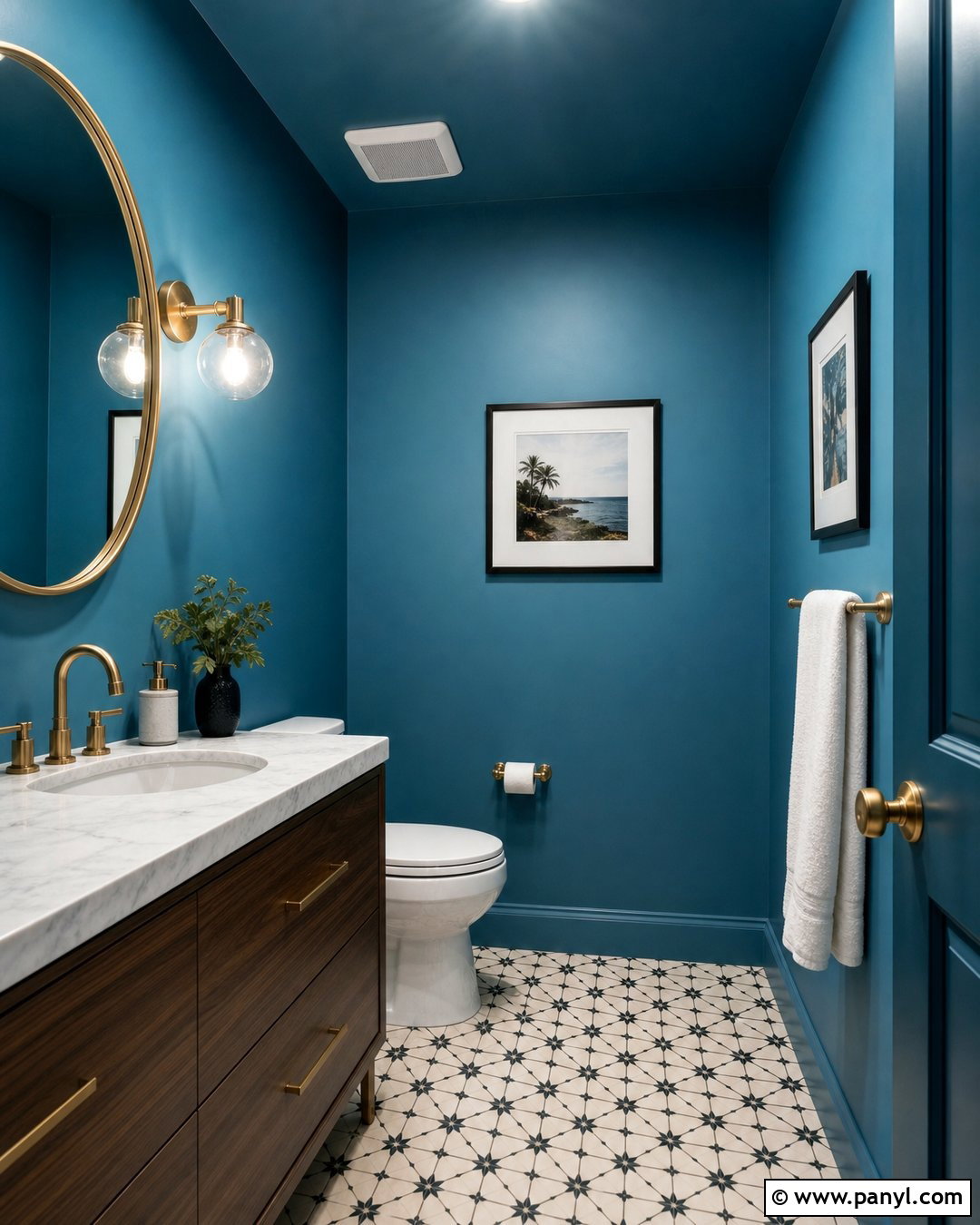 Blue-Green Wall Color - 50 wall color ideas