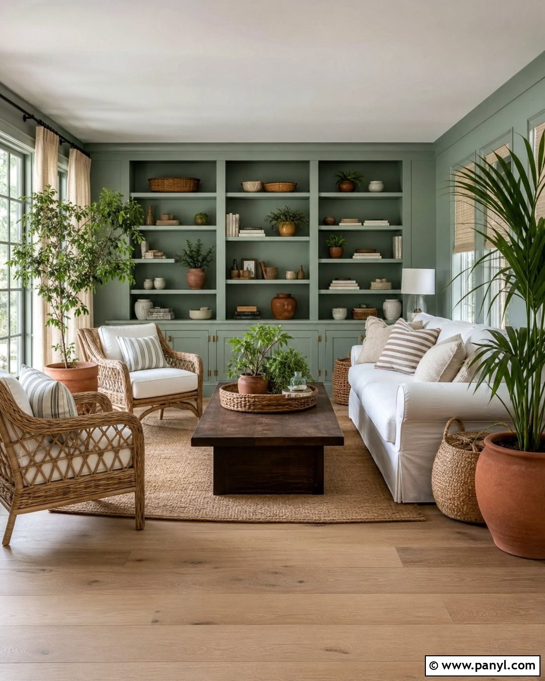 Blue-Green Walls - 35 House Wall Colors