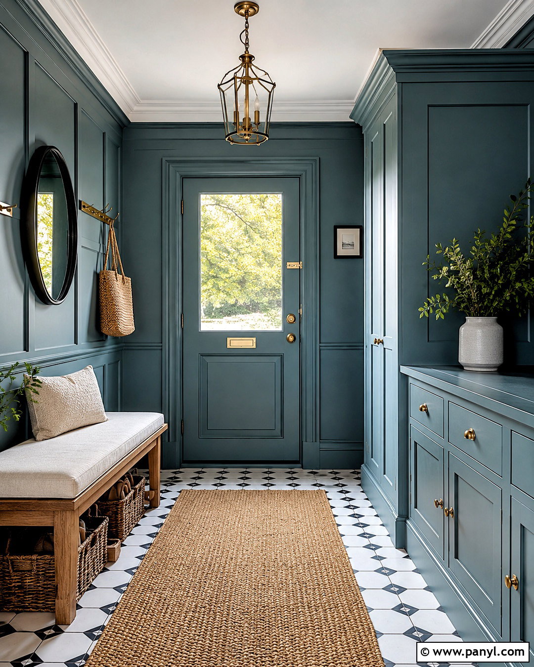 Blue Green Wood Paneling - 20 Wood Paneling Color Ideas