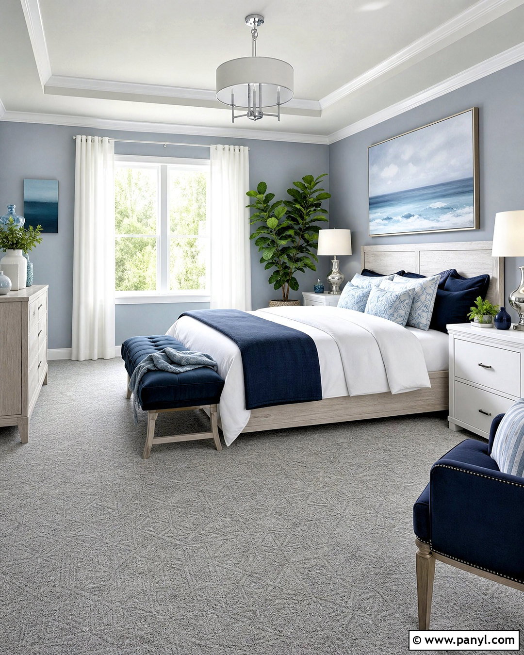Blue Grey Bedroom With Grey Carpet - 20 bedroom ideas grey carpet ideas
