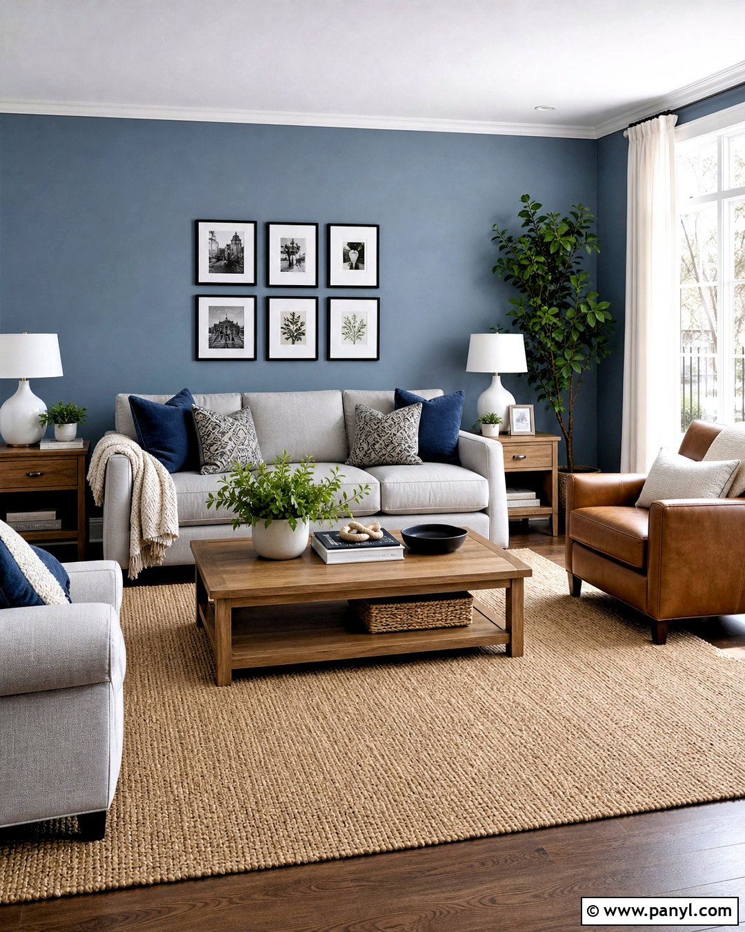 Blue Grey Living Room Walls With White Trim - 20 blue grey living room walls