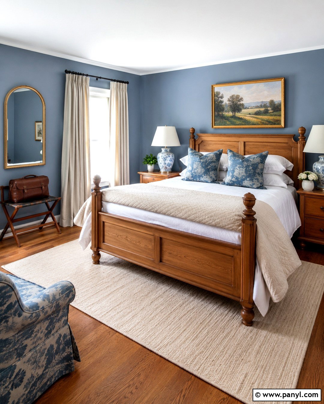 Blue Guest Bedroom Walls - 20 House With Blue Walls