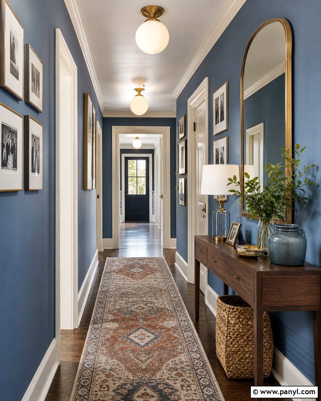 Blue Hallway Walls - 50 blue walls