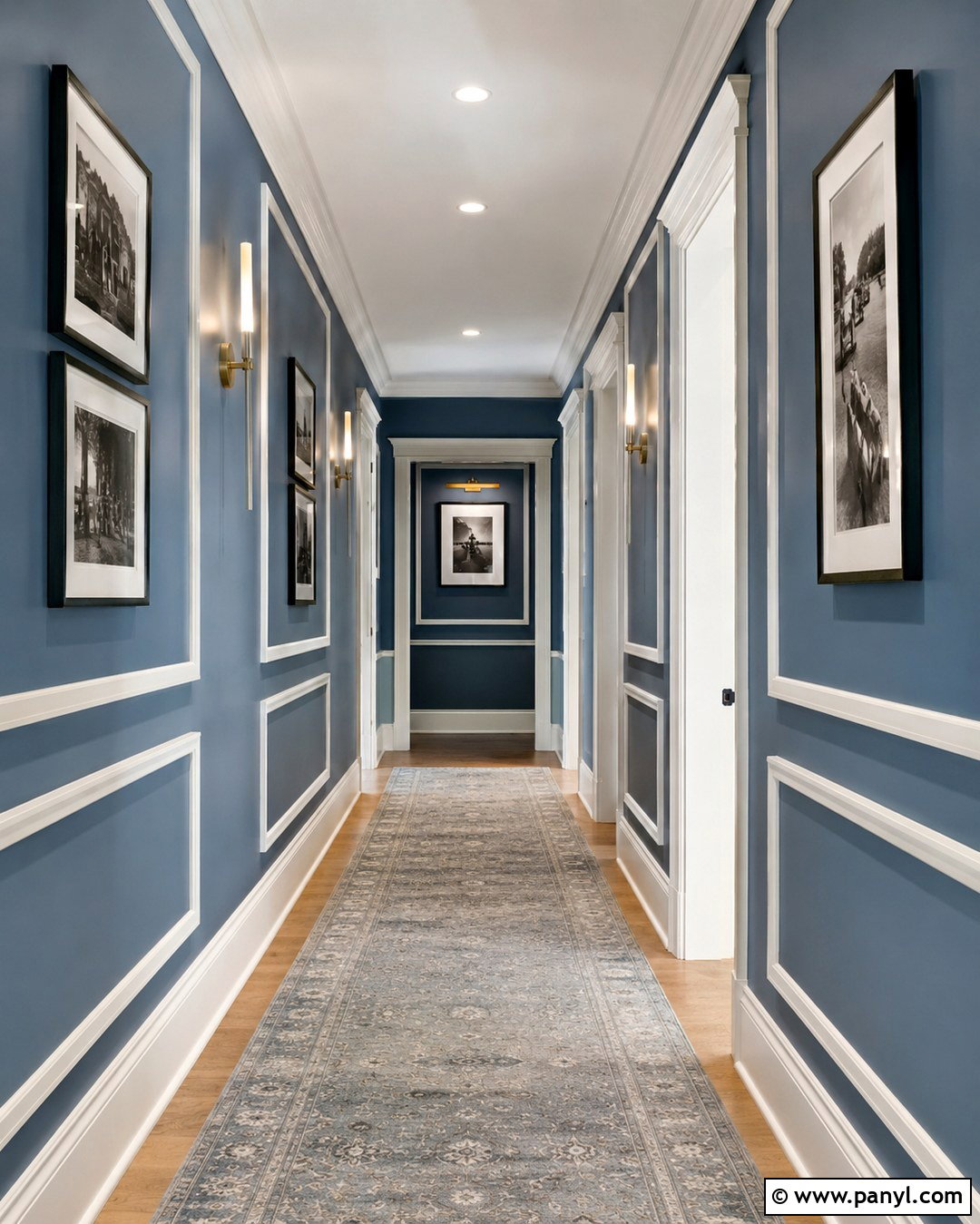 20 Blue Wall White Trim Ideas for a Crisp, Classic Look
