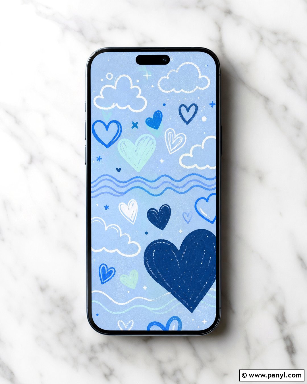 Blue Heart Doodle Wallpaper - 20 Heart Doodle Wallpaper Ideas