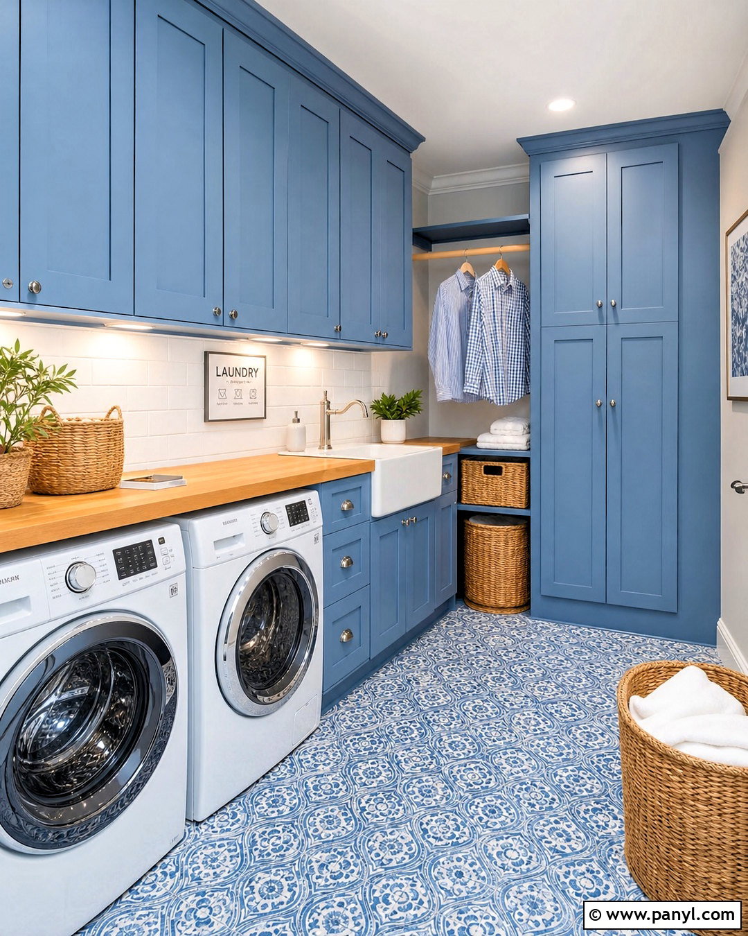 Blue Laundry Room - 20 blue room idea ideas
