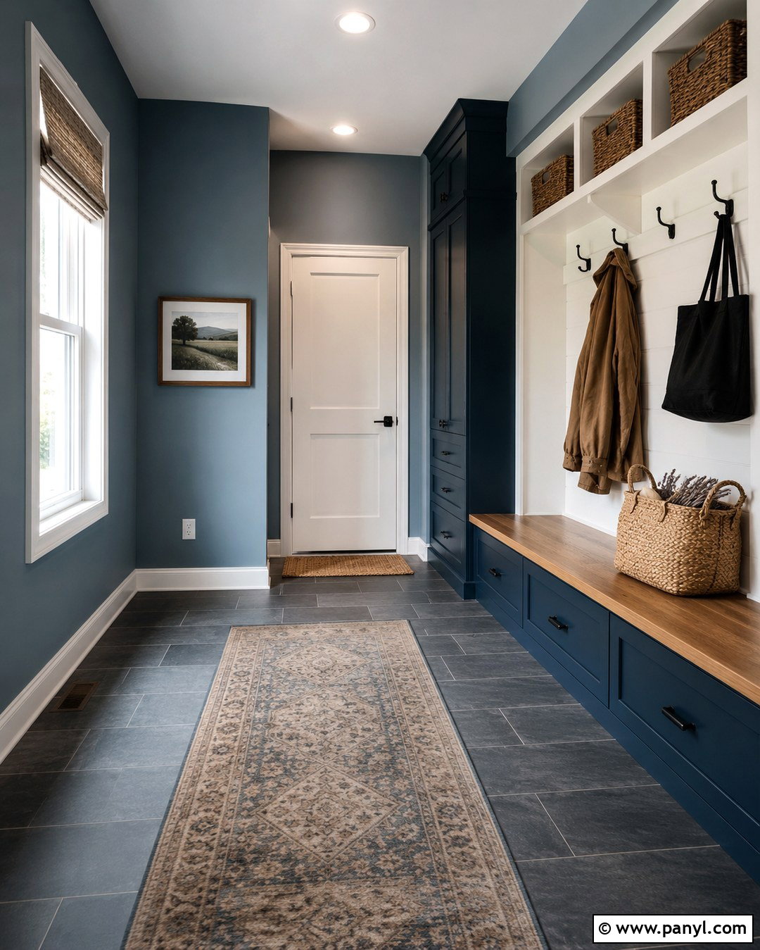 Blue Mudroom Walls - 20 House With Blue Walls