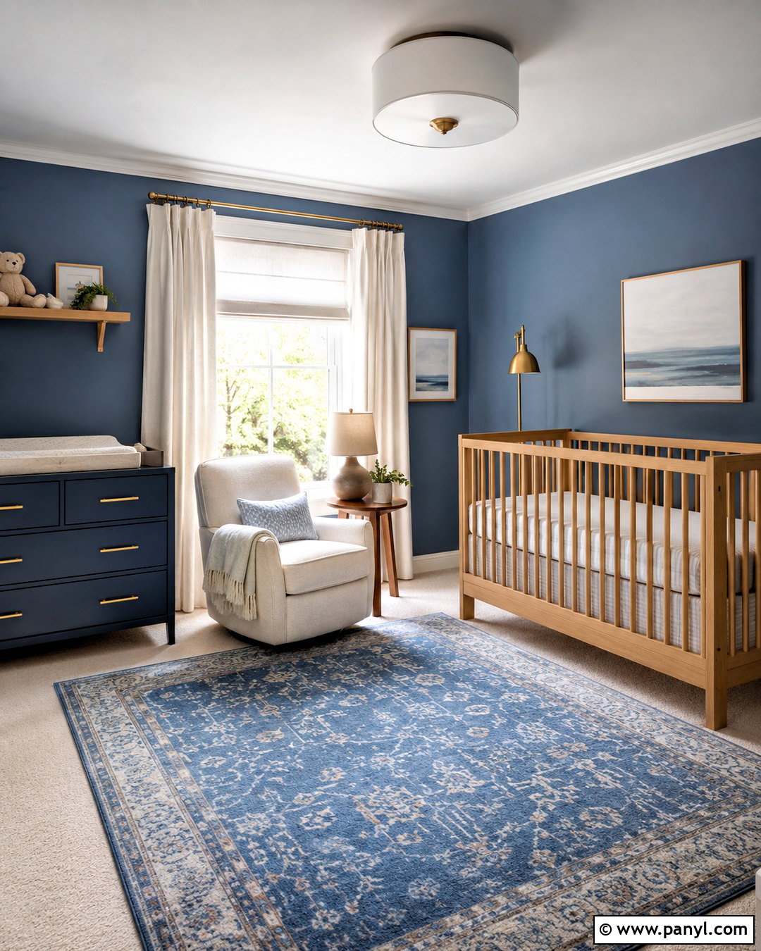 Blue Nursery - 20 nursery design ideas