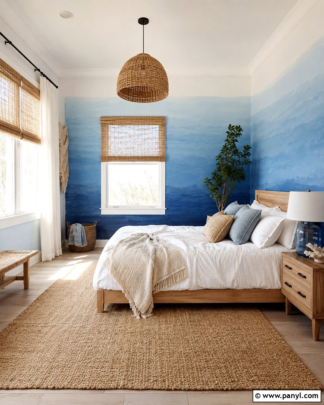 Blue Ombre Wall Bedroom - 20 How To Paint An Ombre Wall Ideas