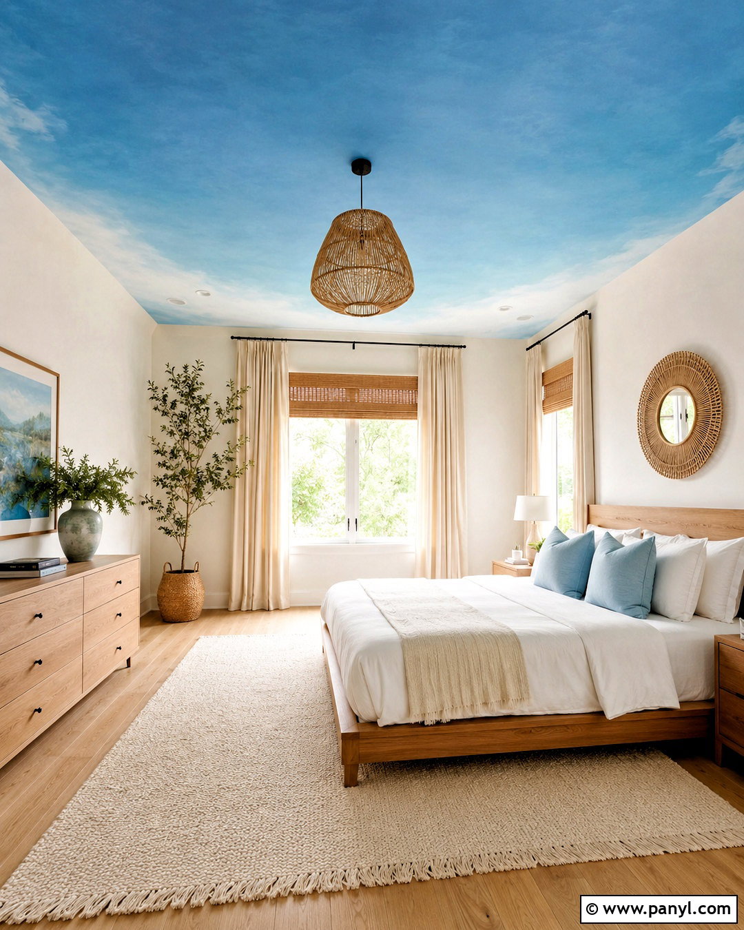Blue Ombre Wallpaper Ceiling Bedroom - 20 blue ombre wallpaper ideas